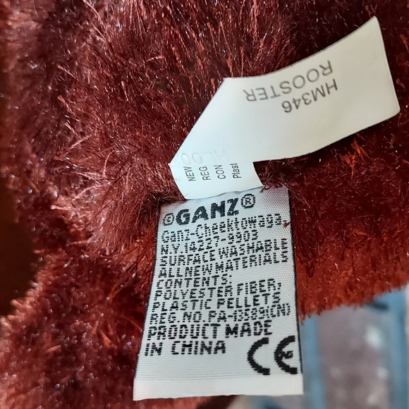 Ganz Webkins Rooster Plush Stuffed Animal No Code - Picture 8 of 9